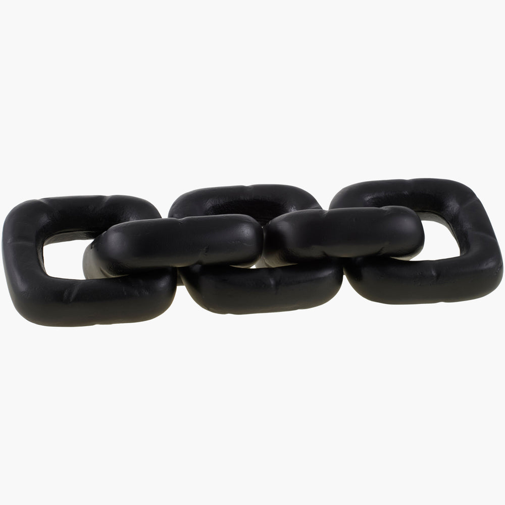 Sherman 5 Link Sculpture, Black-Accessories-High Fashion Home