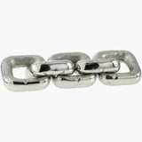 Sherman 5 Link Sculpture, Polished Nickel-Accessories-High Fashion Home