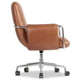 Sherman Leather Lowback Desk Chair, Sonoma Chestnut by Four Hands-Furniture - Office-High Fashion Home