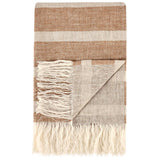 Sherry Throw, Hazel/Natural