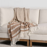 Sherry Throw, Hazel/Natural