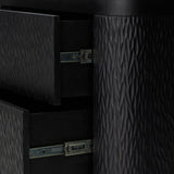 Shevall Nightstand, Black Wash by Four Hands-Furniture - Bedroom-High Fashion Home
