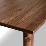 Shevone Dining Table, Natural Walnut