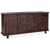 Shira 4 Door Buffet, Kona Brown-Furniture - Storage-High Fashion Home