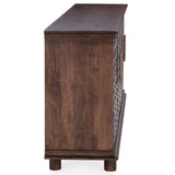 Shira 4 Door Buffet, Kona Brown-Furniture - Storage-High Fashion Home