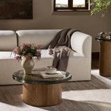 Shira Coffee Table, Clear by Four Hands-Furniture - Accent Tables-High Fashion Home