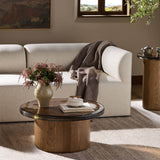 Shira Coffee Table, Smoked Brown by Four Hands-Furniture - Accent Tables-High Fashion Home