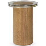 Shira Small End Table, Clear by Four Hands-Furniture - Accent Tables-High Fashion Home