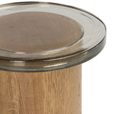 Shira Small End Table, Clear by Four Hands-Furniture - Accent Tables-High Fashion Home