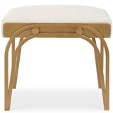 Shoda Accent Stool, Light Cream
