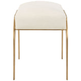 Shoda Accent Stool, Light Cream