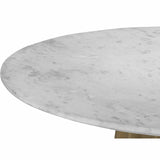 Shorefront Marble Dining Table, White