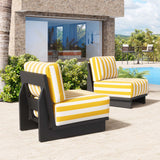 Shoreline Chair, Yellow-Furniture - Chairs-High Fashion Home