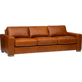 Shultz Leather Sofa, Concord Camel-Furniture - Sofas-High Fashion Home