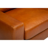 Shultz Leather Sofa, Concord Camel-Furniture - Sofas-High Fashion Home