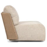 Sicilia Outdoor Swivel Chair, Concha Beige by Four Hands-Furniture - Chair-High Fashion Home
