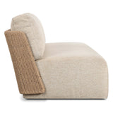 Sicilia Outdoor Woven Sofa, Concha Beige by Four Hands-Furniture - Sofas-High Fashion Home