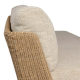 Sicilia Outdoor Woven Sofa, Concha Beige by Four Hands-Furniture - Sofas-High Fashion Home