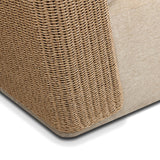 Sicilia Outdoor Woven Sofa, Concha Beige by Four Hands-Furniture - Sofas-High Fashion Home