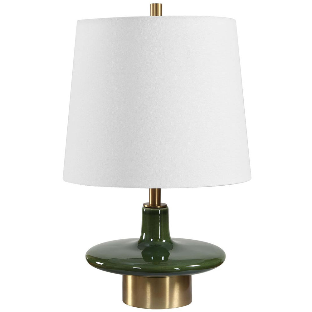 Sieler Table Lamp, Moss Green