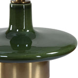 Sieler Table Lamp, Moss Green