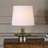 Sieler Table Lamp, Moss Green