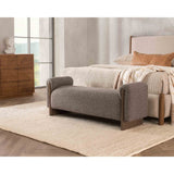 Sierra Bench, Bronzed Cocoa-Furniture - Benches-High Fashion Home