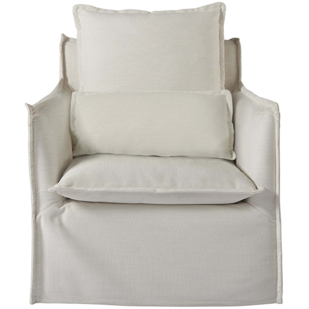 Siesta Key Swivel Chair, Daily Snow-Furniture - Chairs-High Fashion Home