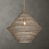 Sign 1 LT Pendant, Antique Brass-Lighting-High Fashion Home