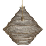 Sign 1 LT Pendant, Antique Brass-Lighting-High Fashion Home