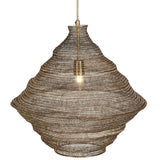 Sign 1 LT Pendant, Antique Brass-Lighting-High Fashion Home