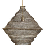 Sign 1 LT Pendant, Antique Brass-Lighting-High Fashion Home