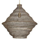 Sign 1 LT Pendant, Antique Brass-Lighting-High Fashion Home