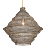 Sign 1 LT Pendant, Antique Brass-Lighting-High Fashion Home