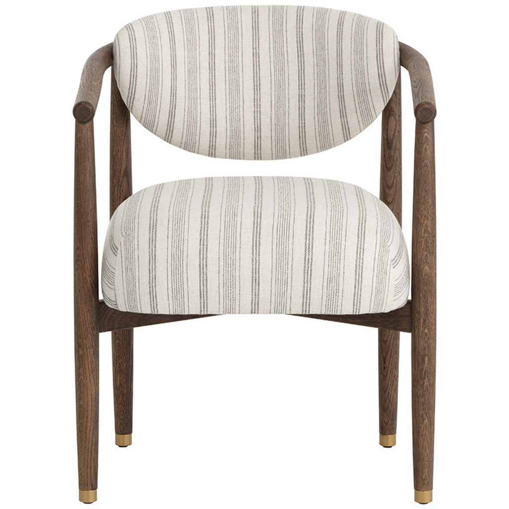 Sigrid Dining Arm Chair, Gifford Script – High Fashion Home
