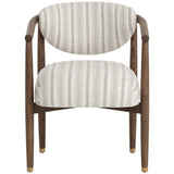 Sigrid Dining Arm Chair, Gifford Script-Furniture - Dining-High Fashion Home