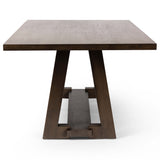 Silverton Dining Table, Sienna Brown