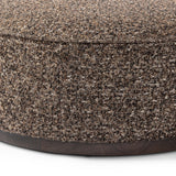 Sinclair Large Round Ottoman, Ivan Graphite