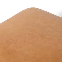 Sinclair Leather Cocktail Ottoman, Palermo Butterscotch
