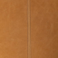 Sinclair Leather Cocktail Ottoman, Palermo Butterscotch