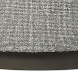 Sinclair Round Outdoor Ottoman, Hayes Smoke-Furniture - Benches-High Fashion Home
