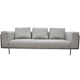 Sinclair Sofa, Gray-Furniture - Sofas-High Fashion Home