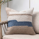 Sita Pillow, Blue Sea/Natural-Accessories-High Fashion Home