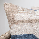 Sita Pillow, Blue Sea/Natural-Accessories-High Fashion Home