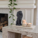 Sitting Lion, Black-Accessories-High Fashion Home