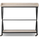 Six Beers Table, Travertine-Furniture - Dining-High Fashion Home