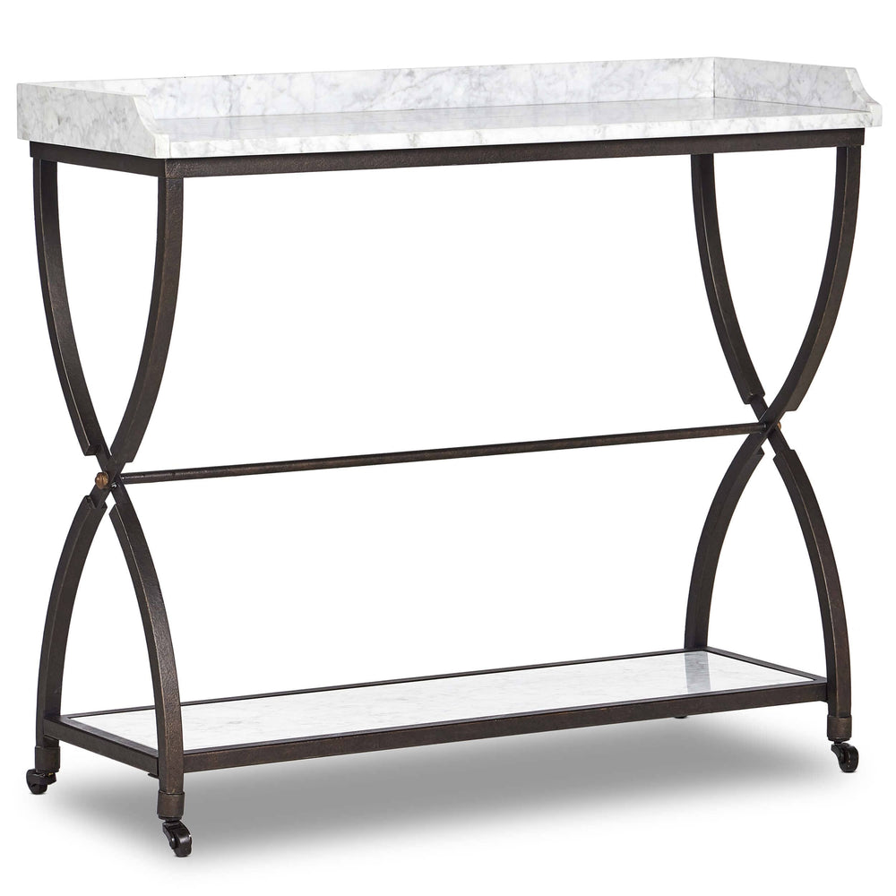 Six Beers Table, White Marble