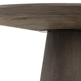 Skye 42" Round Dining Table, White Marble-Furniture - Dining-High Fashion Home