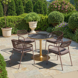 Skye Dining Chair, Brown, Set of 2-Furniture - Dining-High Fashion Home