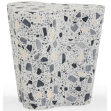 Slab Side Table, Black and White
